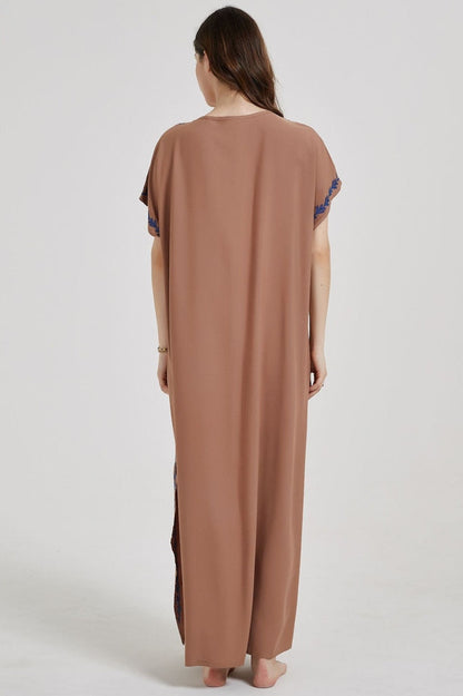 Boho Print Slit Dress - Seldom Seen Styles