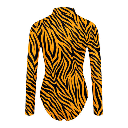 Women's Sexy Square Neck Bodysuit Long Sleeve Double Lined Shirt Tops