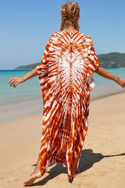 Tropical Pattern Kimono Blouse ( 29 Colors ) | Dress In Beauty