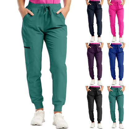 Pants for Women Jogger Scrubs Bottoms with 5 Pockets, Soft Stretch Yoga Style Joggers - Seldom Seen Styles