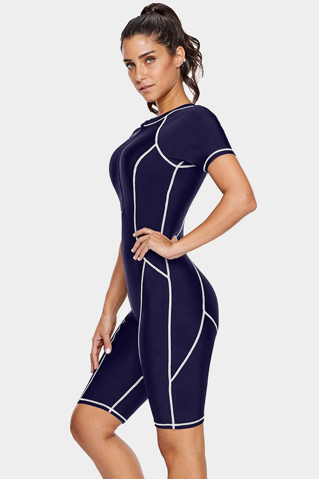 Sun Protection One Piece Swimsuit - Seldom Seen Styles