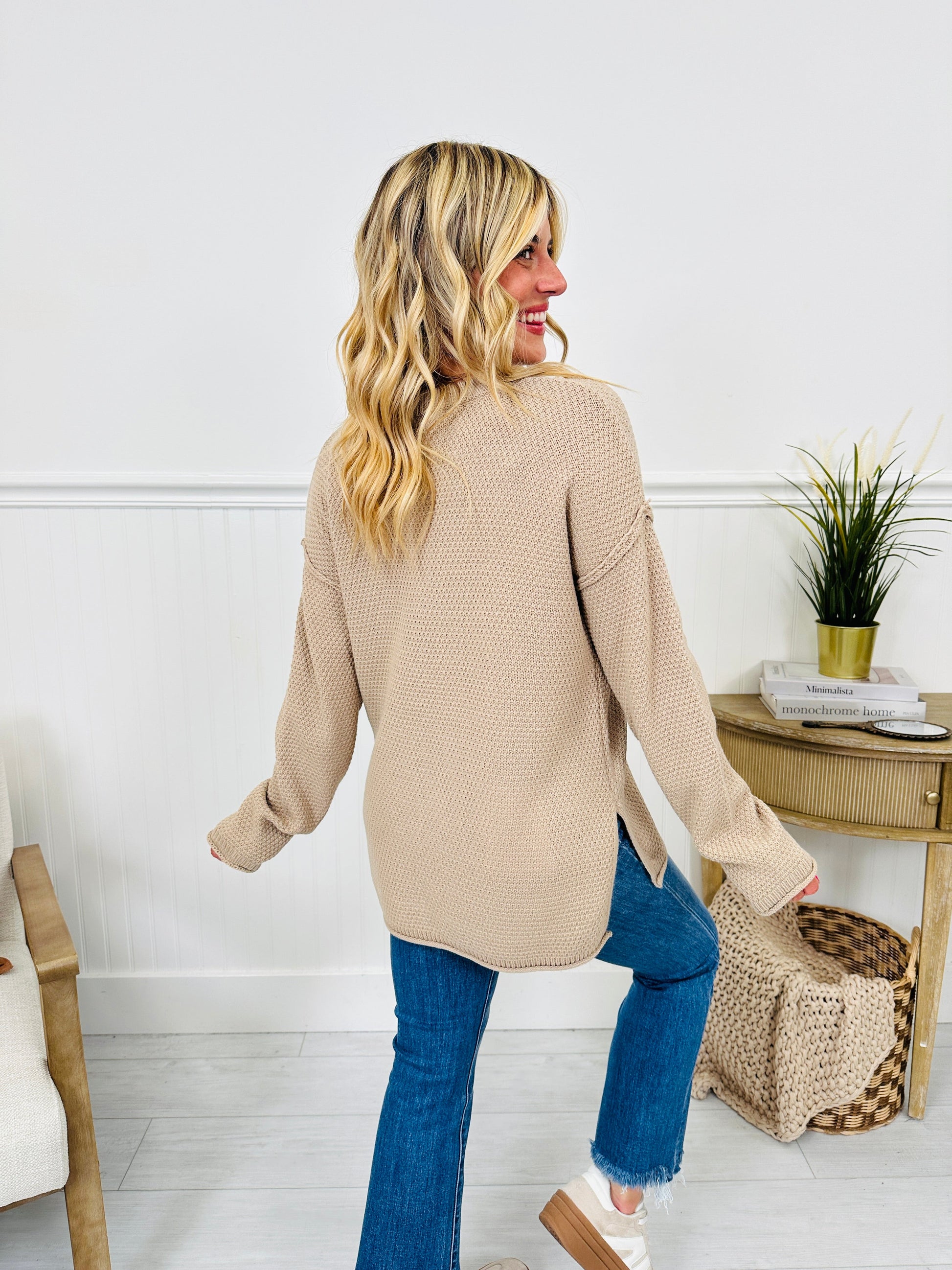 Reset Button Sweater- Multiple Colors! - Seldom Seen Styles