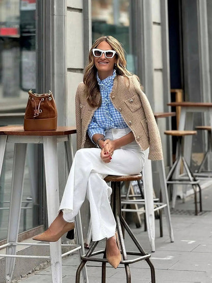 Cozy Luxe City Tweed Jacket