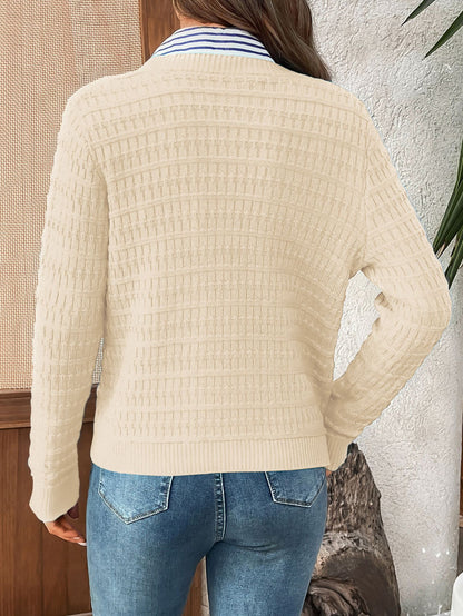 Women's Knit Cardigan Sweaters Casual Long Sleeve Open Front Button Down Trendy Jackets Outerwear