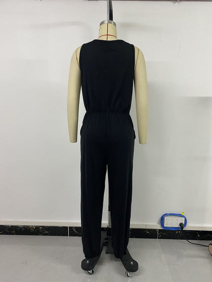 Summer Rompers for Women 2024 Sleeveless Pokect Tummy Control Dressy Rompers for Women 2024