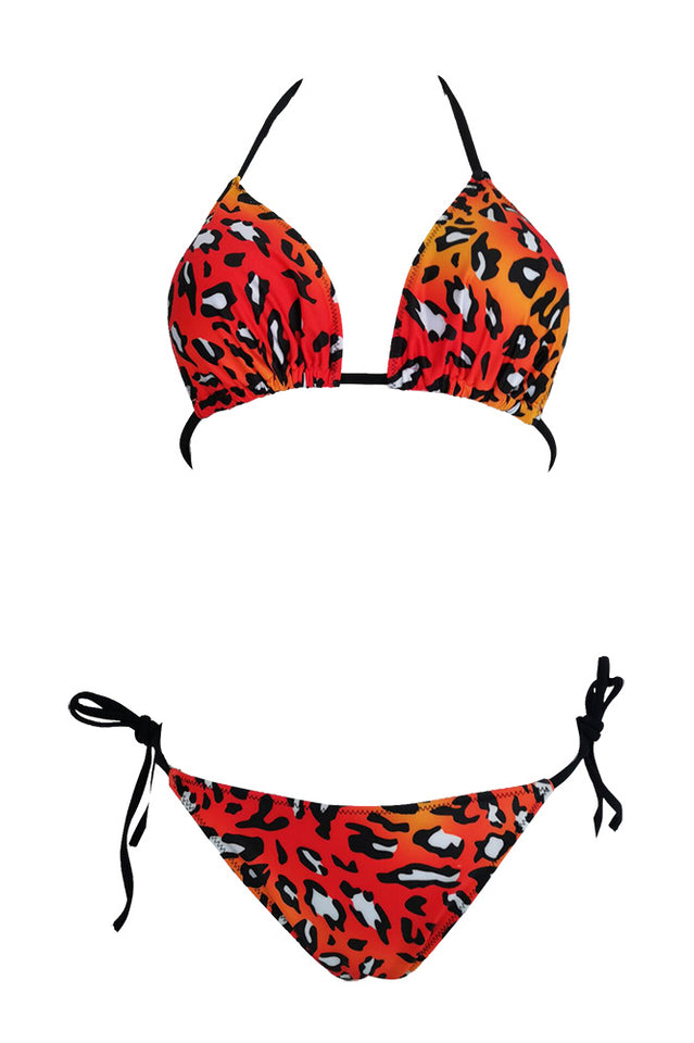 Leopard Print Push Up Brazilian Swimsuit - Seldom Seen Styles