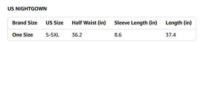 Plus Size Nightgown for Women V-Neck Sleep  Dress Pjs Lounge Short Sleeves Sleepwear With Pocket Fit S-5XL Pajamas Elastic Loungewear Breathable Fabric - Seldom Seen Styles