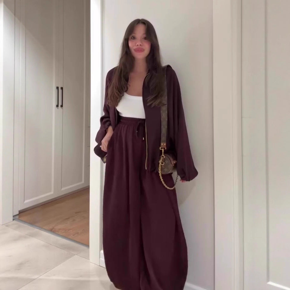 Womens Brown Suits – Designer Pant Suits for Women, Chocolate Brown Two Piece Set, Going Out Pant Set - Seldom Seen Styles