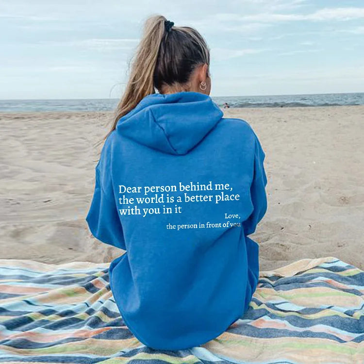 Dear Person Behind Me Sweatshirt - Seldom Seen Styles
