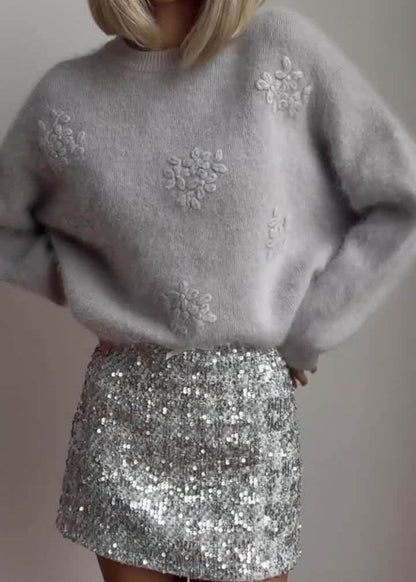 Textured Knit Sweater