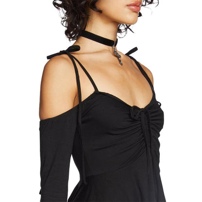 F is For Fairies Handkerchief Dress - Black - Seldom Seen Styles