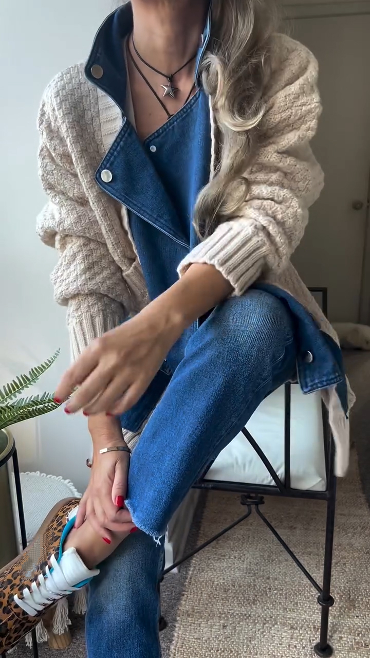 Women Collar Patchwork Knitted Casual Coat - Seldom Seen Styles