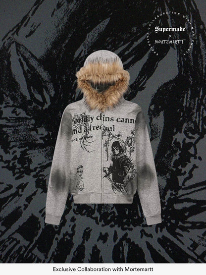 Supermade × Mortemartt Graphic Hooded Jacket