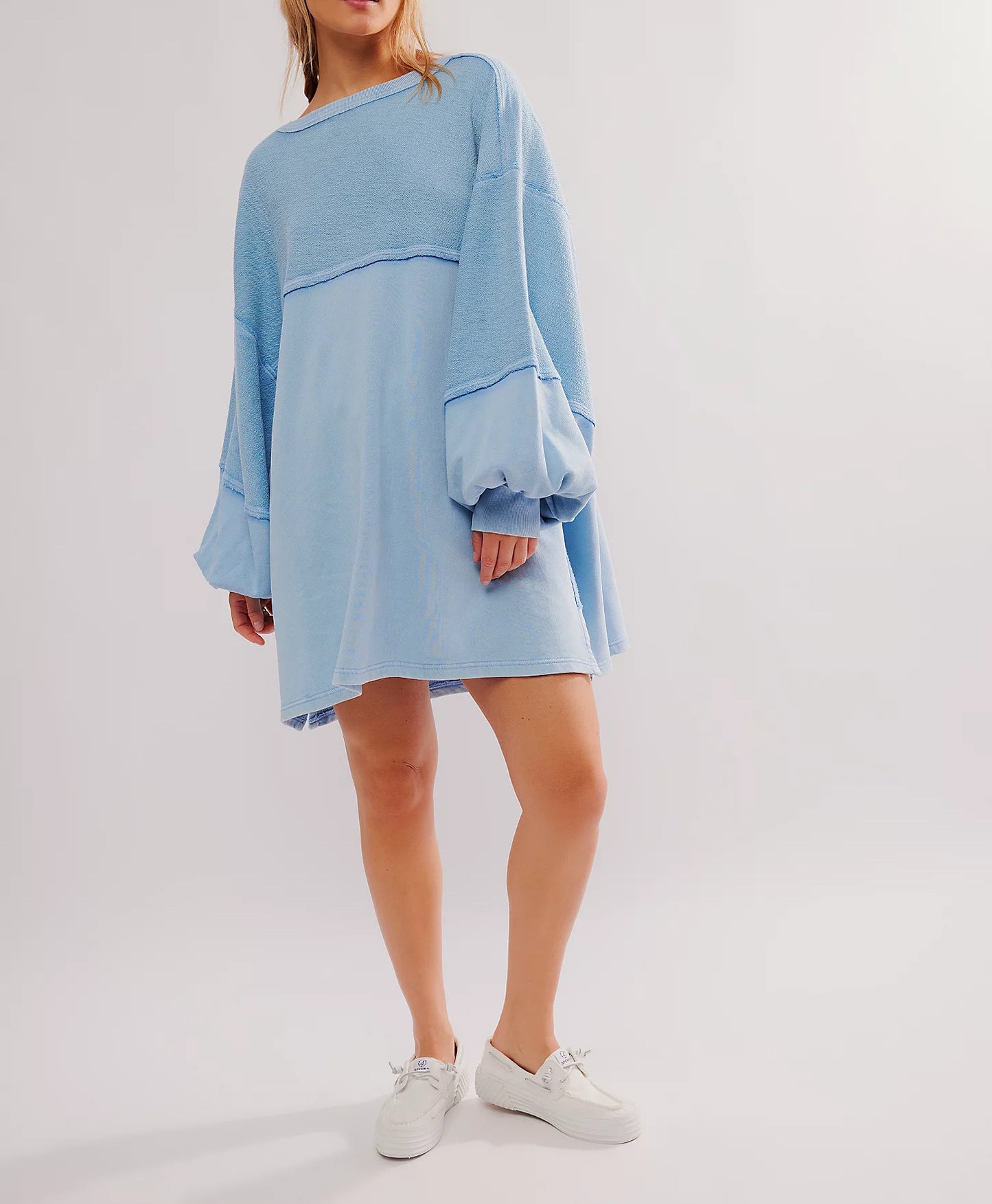 Women's Summer Loose T-Shirt Star Patch Long Sleeve Crew Neck Casual Tops Streetwear - Seldom Seen Styles