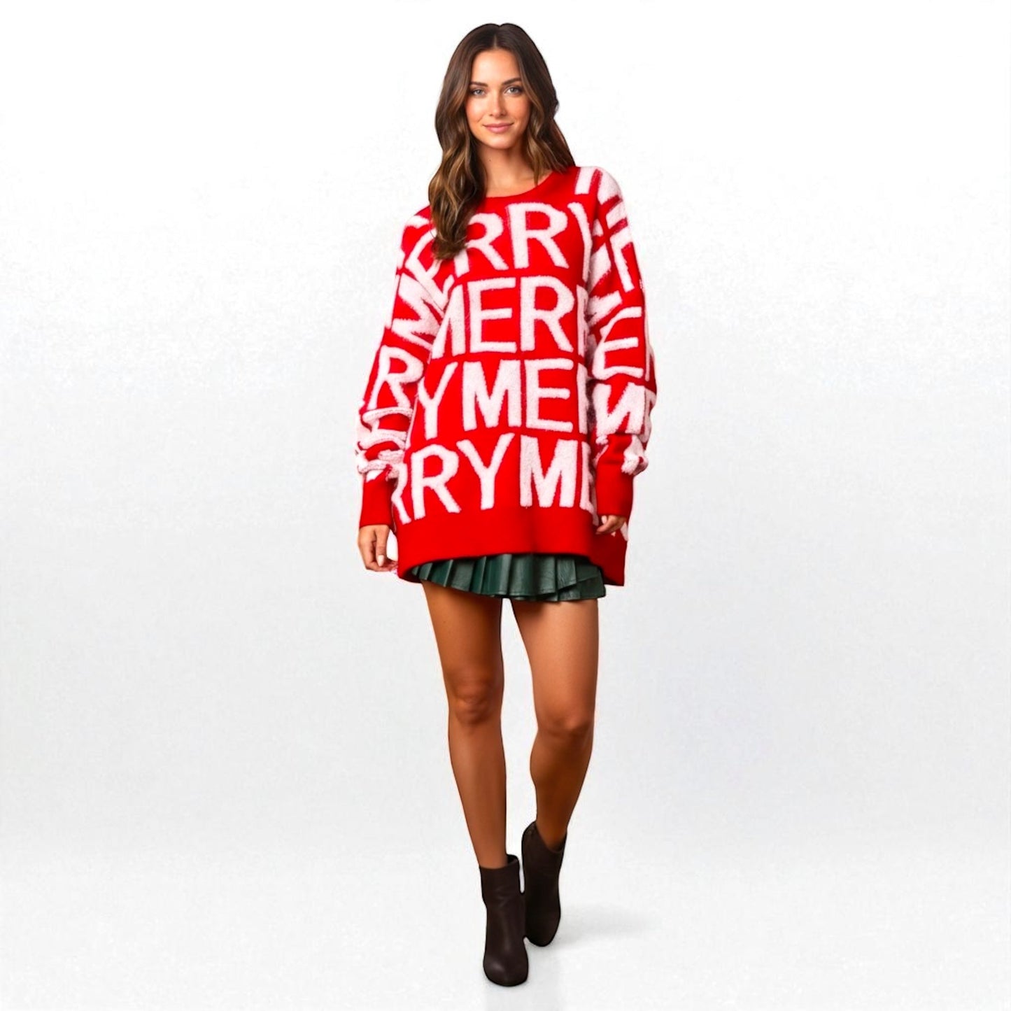 Oversized Merry Sweater - Seldom Seen Styles