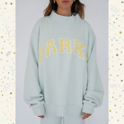 Sunkissed Varsity Mockneck