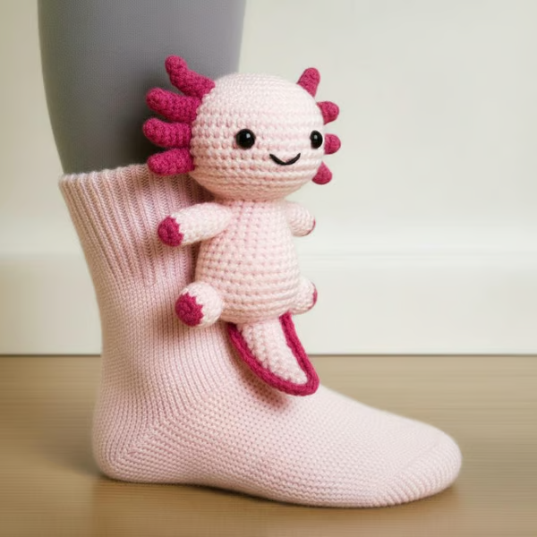 Animal Socks, 3D Knit Animal Socks for Women, Cute Handmade Plush Animals Design Sock