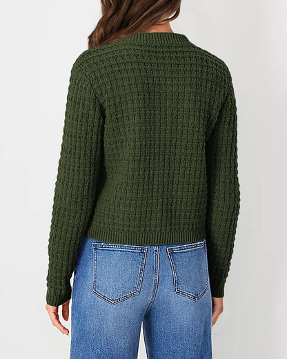 Women's Knit Cardigan Sweaters Casual Long Sleeve Open Front Button Down Trendy Jackets Outerwear