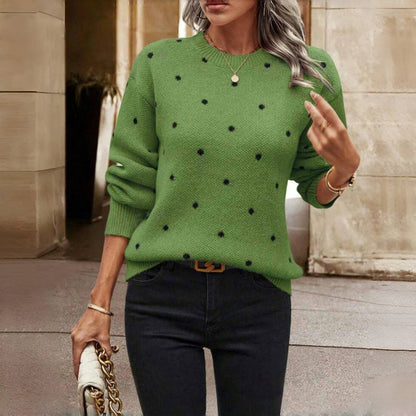 STELLA - POLKA DOT KNITTED SWEATER