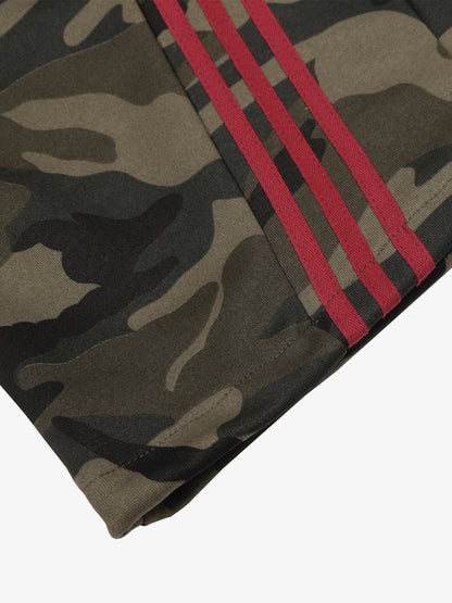 Retro Patchwork Embroidered Camouflage Barrel Pants