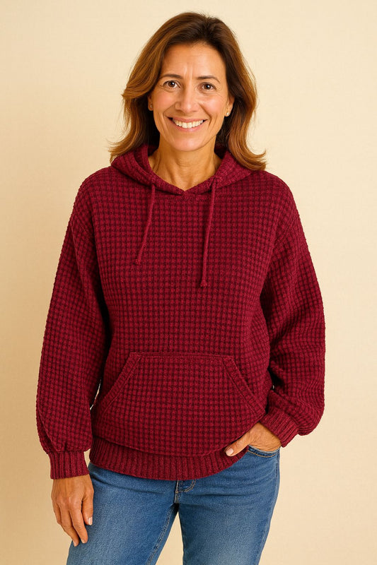MOLLY | PULLOVER WINTER HOODIE WITH TUMMY COVERAGE