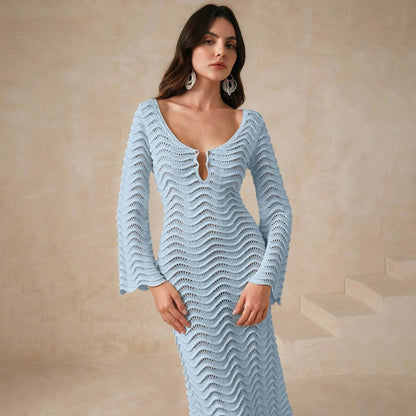 Alessia Open-Knit Dress - Seldom Seen Styles