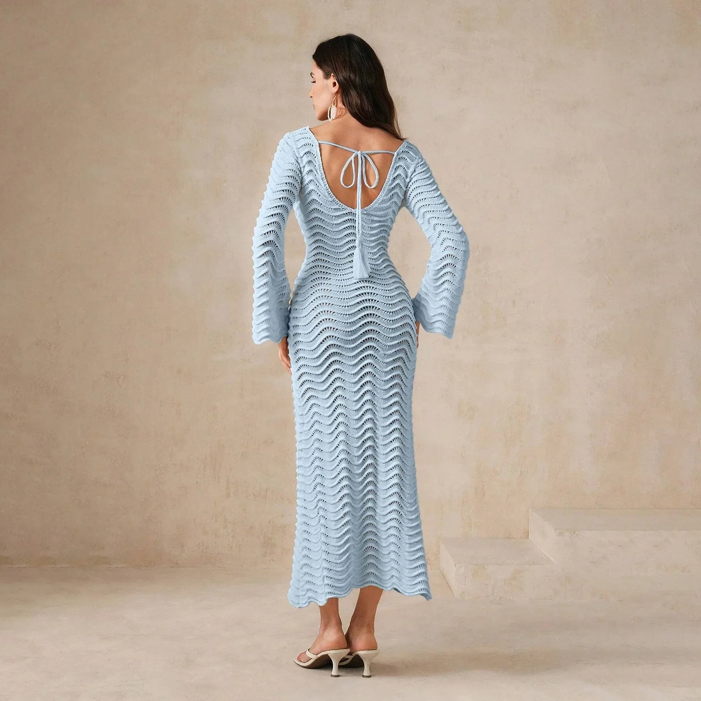 Alessia Open-Knit Dress - Seldom Seen Styles