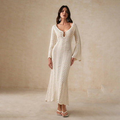 Alessia Open-Knit Dress - Seldom Seen Styles