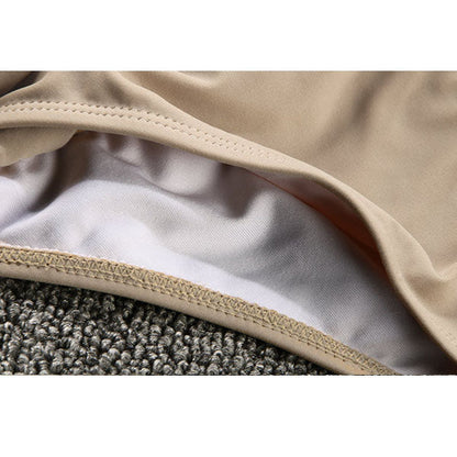 Anne Pleated Cups Halter Bikini Set - Seldom Seen Styles