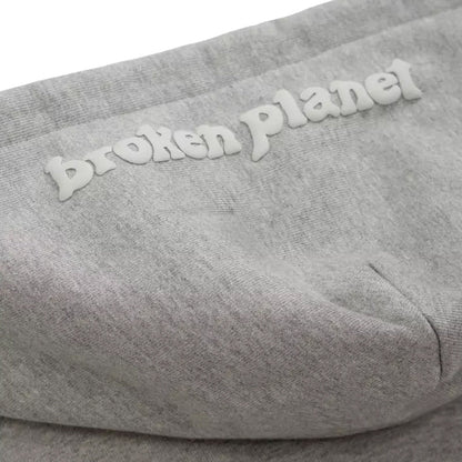 Broken Planet Zip-Up Hoodie - Heather Grey