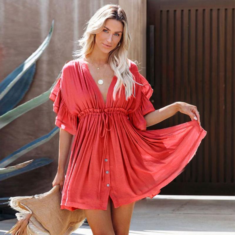 Beach Summer Mini Dress - Seldom Seen Styles