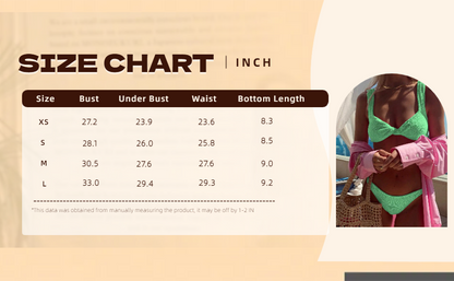 Bikini Sets for Women Twist Front Swimsuit Two Piece Bathing Suits - Seldom Seen Styles