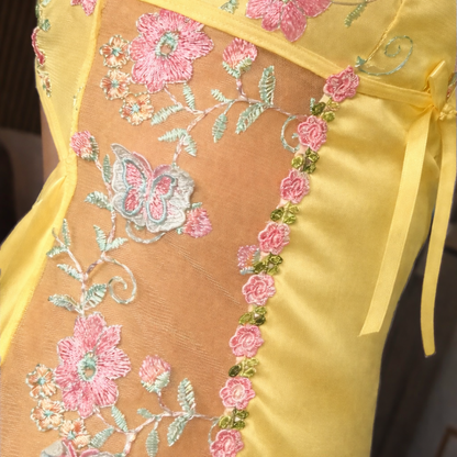 Blossom Nachtjurk met Bloemenborduursel