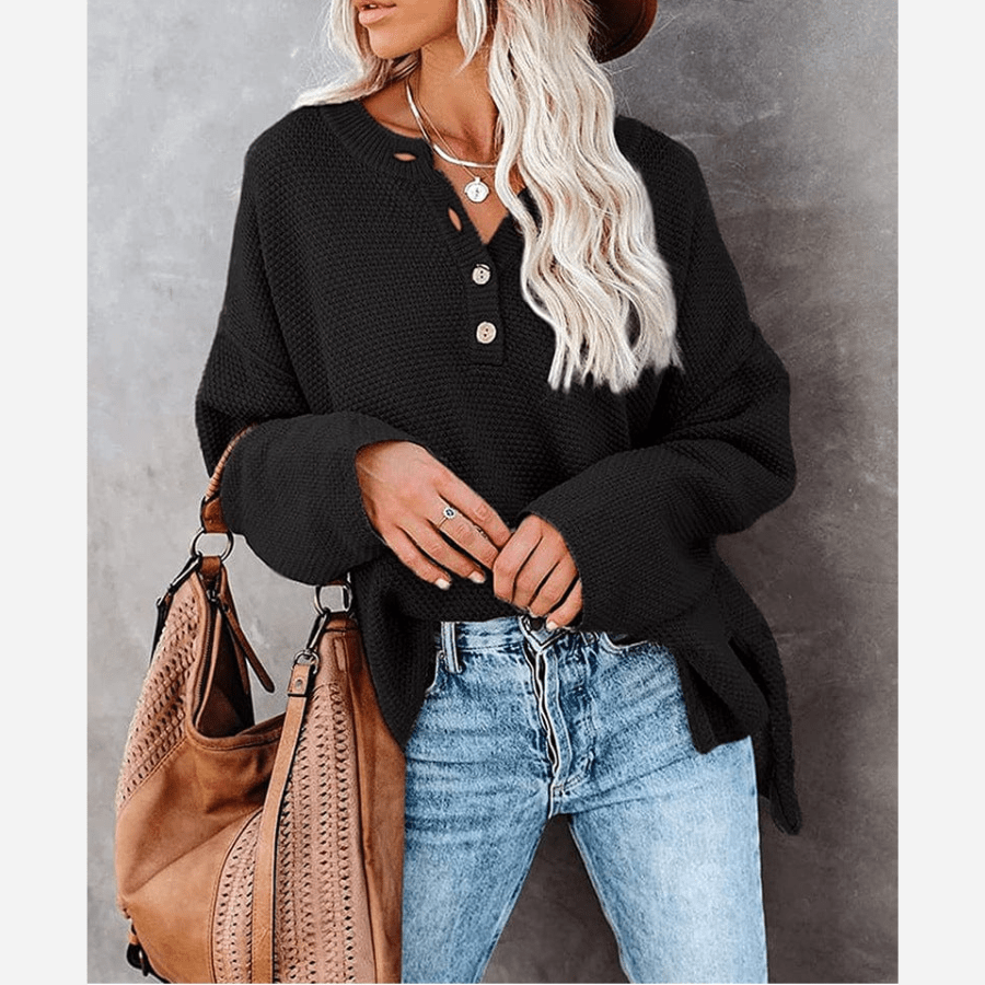 Bohemian Long Sleeve Sweater - Seldom Seen Styles