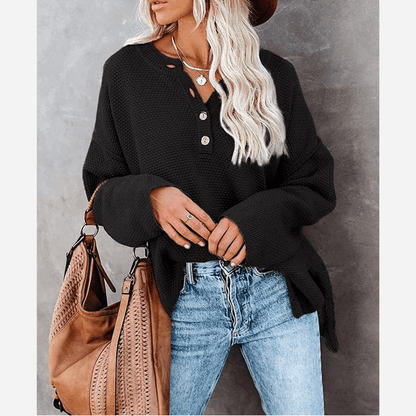 Bohemian Long Sleeve Sweater - Seldom Seen Styles