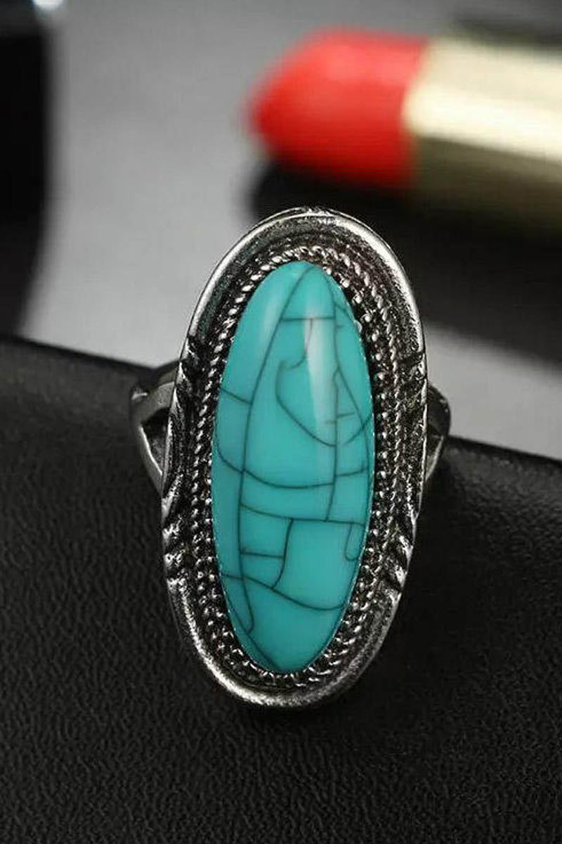 Bohemian Turquoise Bead Ring Set - Seldom Seen Styles