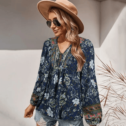 Boho Chic Floral Blouse - Seldom Seen Styles