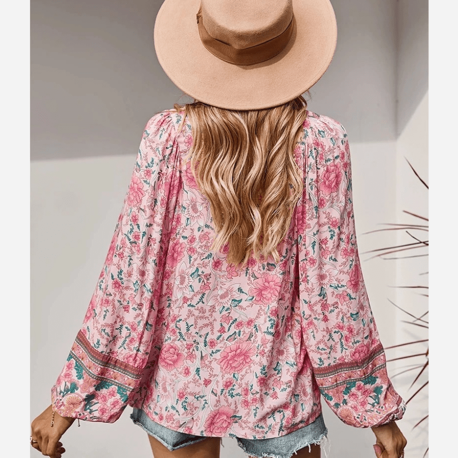 Boho Chic Floral Blouse - Seldom Seen Styles