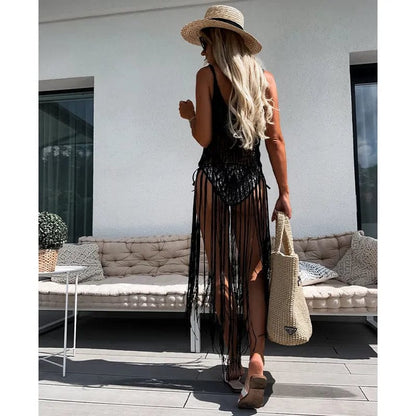 Boho Crochet Swimsuit Cover Up - Seldom Seen Styles