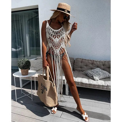 Boho Crochet Swimsuit Cover Up - Seldom Seen Styles