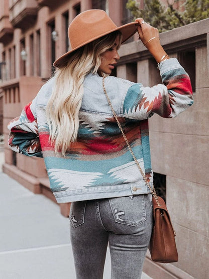 Boho Denim Jacket - Seldom Seen Styles