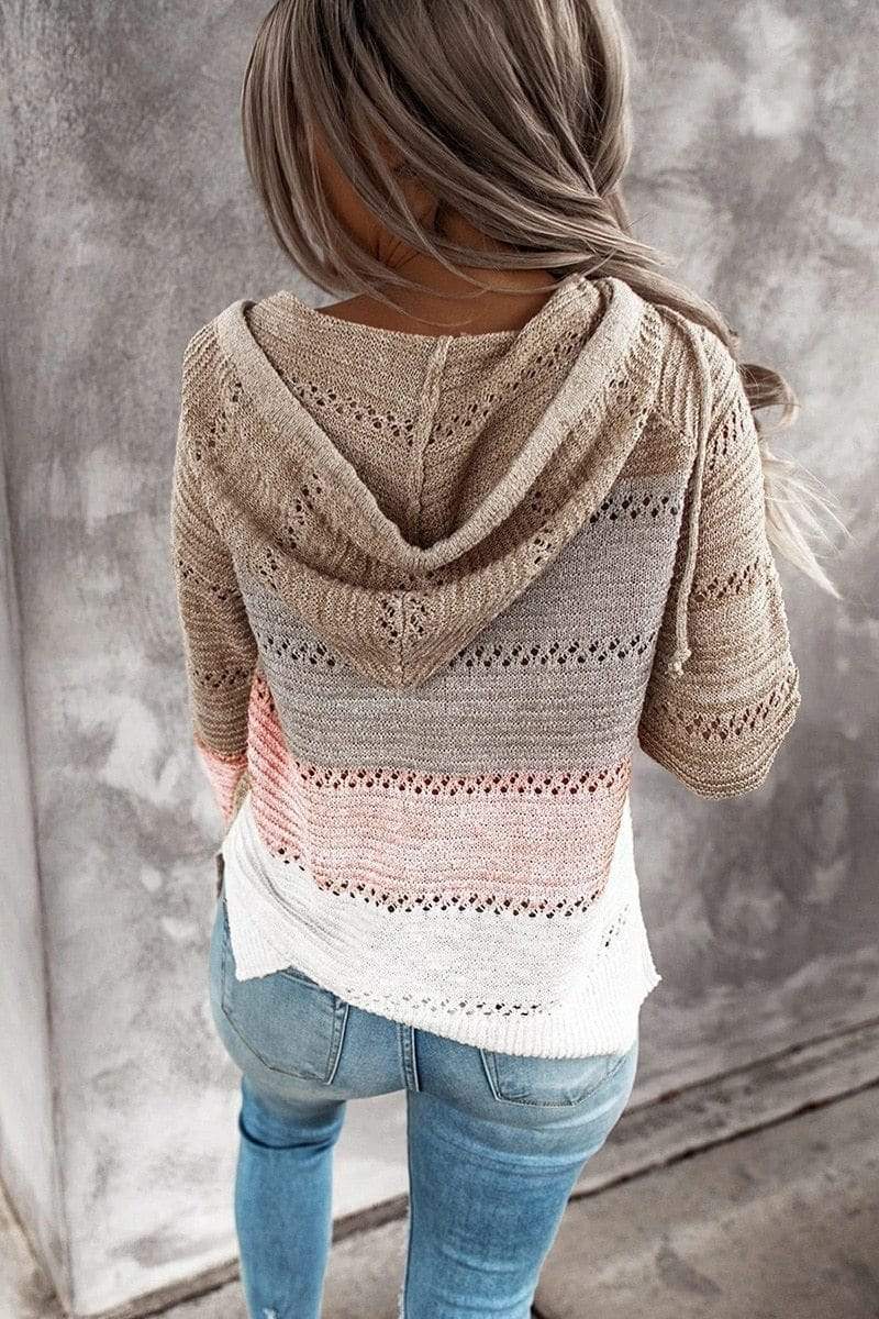 Boho Patchwork Pullover Sweater - Seldom Seen Styles