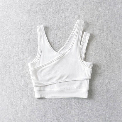 Boho Ribbed Crop Top - Seldom Seen Styles