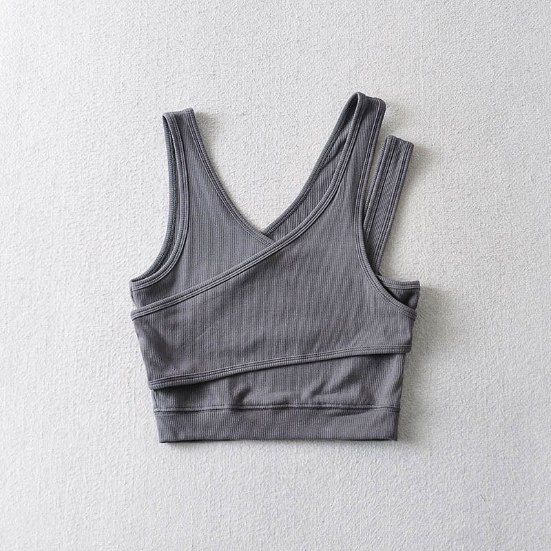 Boho Ribbed Crop Top - Seldom Seen Styles