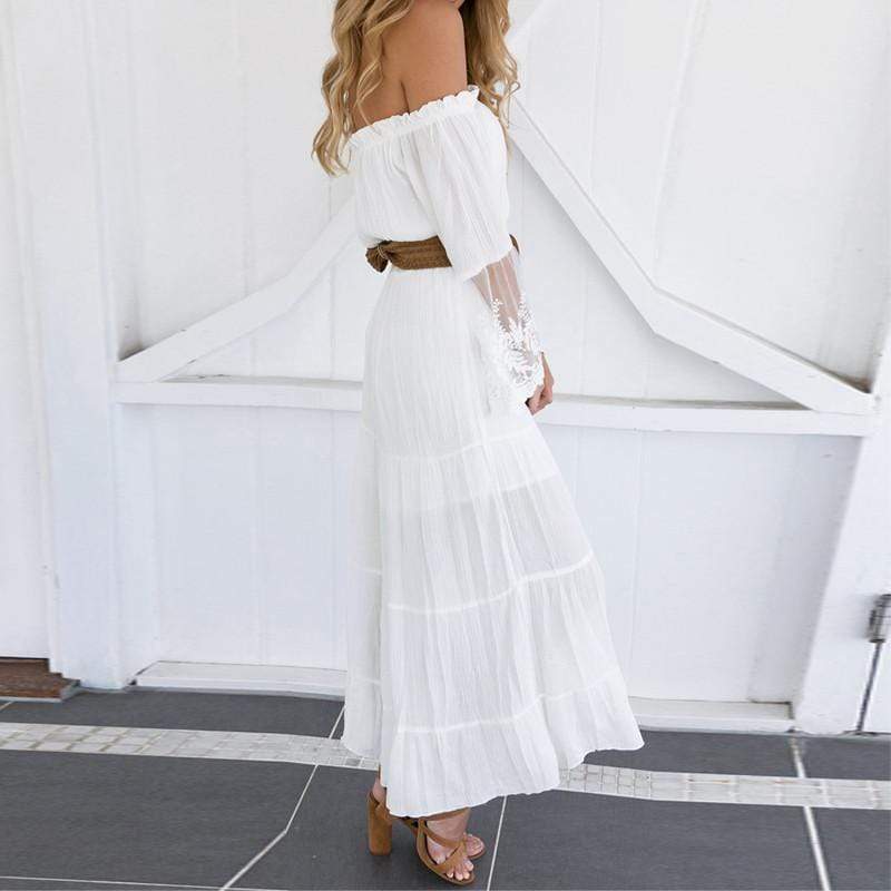 Boho Sexy Lace Beach Maxi Long Dress - Seldom Seen Styles