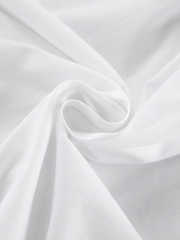 Buttoned Pleated Solid Color High Waisted Long Sleeves Lapel Shirt Dress Mini Dresses - Seldom Seen Styles