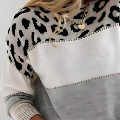 ARIA - LEOPARD PRINT JUMPER