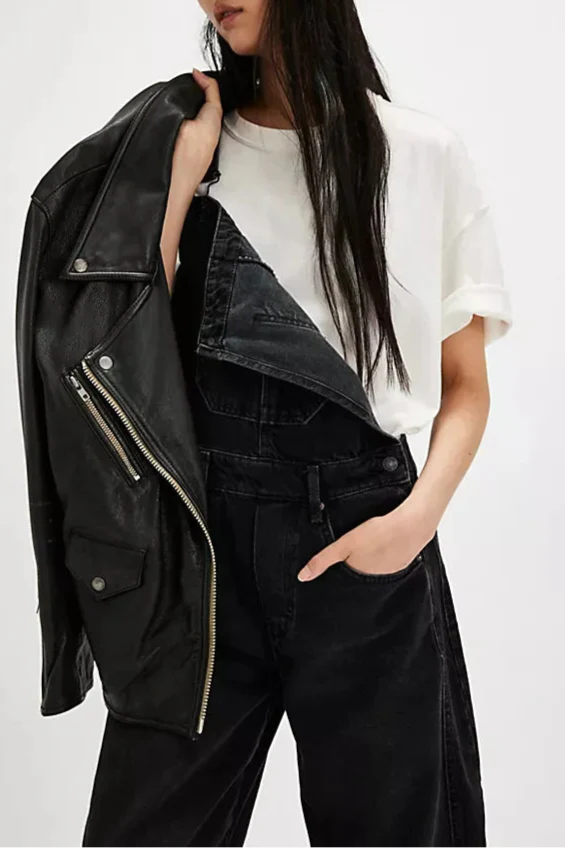 Calvia Wide-Leg Denim Overalls Causal Pant - Seldom Seen Styles