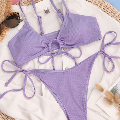 Carole Ribbed Style Bikini Set - Seldom Seen Styles