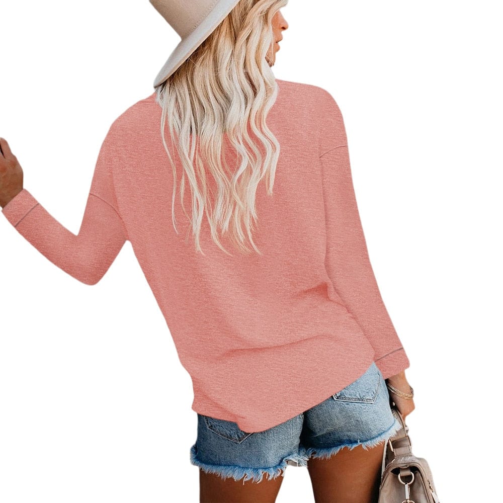 Casual Long Sleeve Shirt with Pocket - Seldom Seen Styles